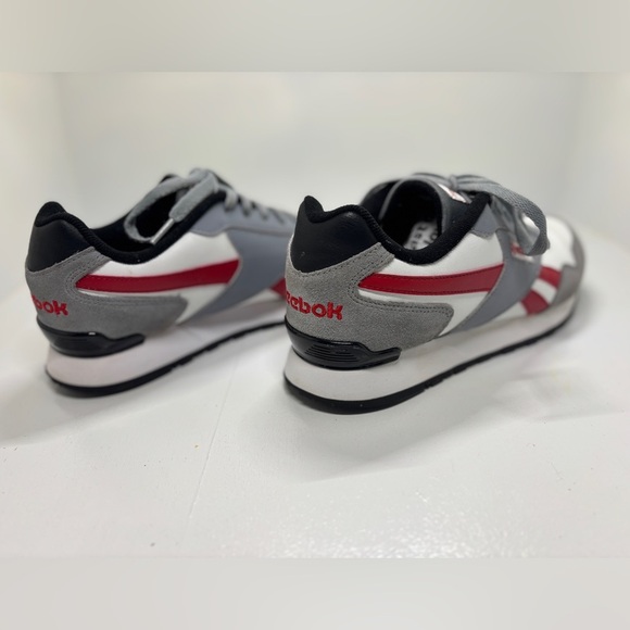 Reebok Classic Leather Gray Red Sneakers Men’s 9 - Picture 5 of 11